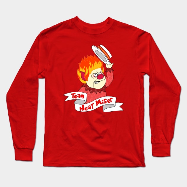 Team Heat Miser Long Sleeve T-Shirt by ToonSkribblez